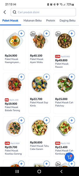 「Ａｓｔｒｏ」の商品には、あらかじめカットされた食材を付属の調味料で調理するだけで作れるミールキットもある